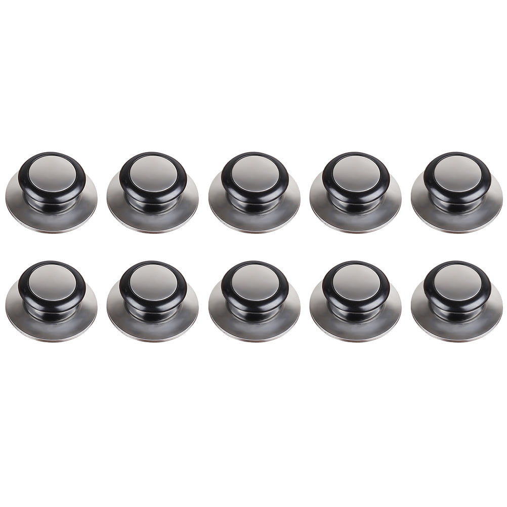 10Pcs Pot Lid Knobs Universal Kitchen Stainless Steel Cookware Lid Pan