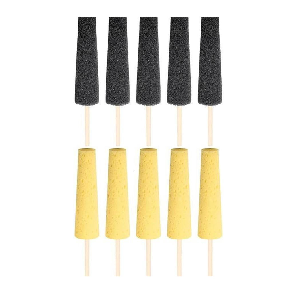 10Pcs Pottery Clay Smoothing Sponge Tool Stick Pottery Sponge Ceramic Shaping Tool For Ceramic Clay Shaping Trimming