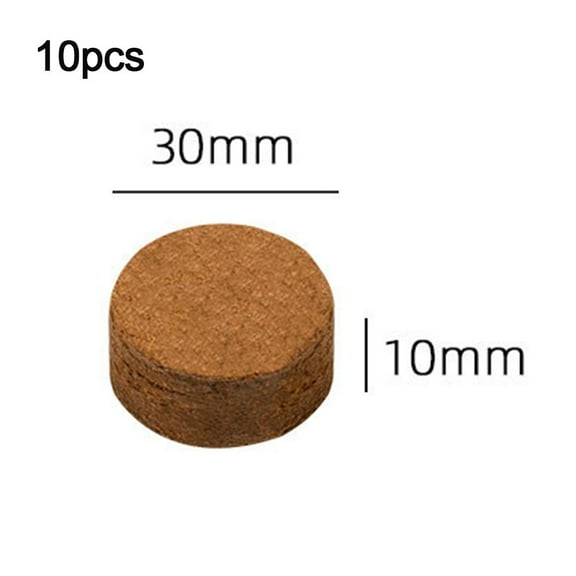 10Pcs Potting Soil Coco Coir Pellet Fiber Indoor Herb Nursery Plant Starters Kit