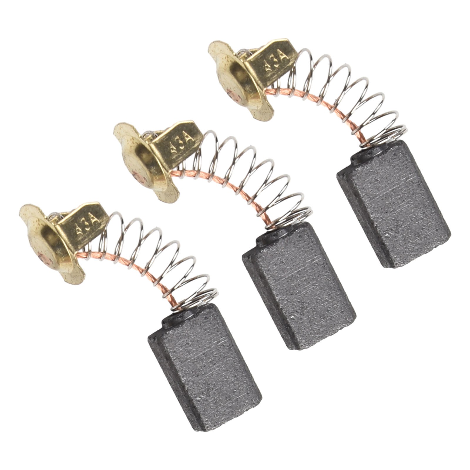 10Pcs Power Tool Carbon Brush Electric Hammer Angle Grinder Graphite