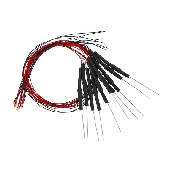 10Pcs Pre-soldered Micro SMD LED White Light Emitting Diode 0805 DC 6-18V