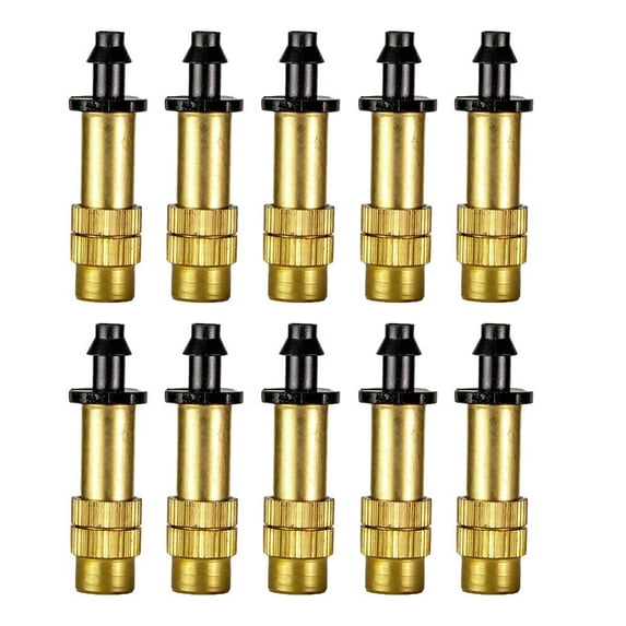 10Pcs Precision Misting Nozzle for Cooling Adjustable, Easy Installation for Mist Cooling and Air Purification