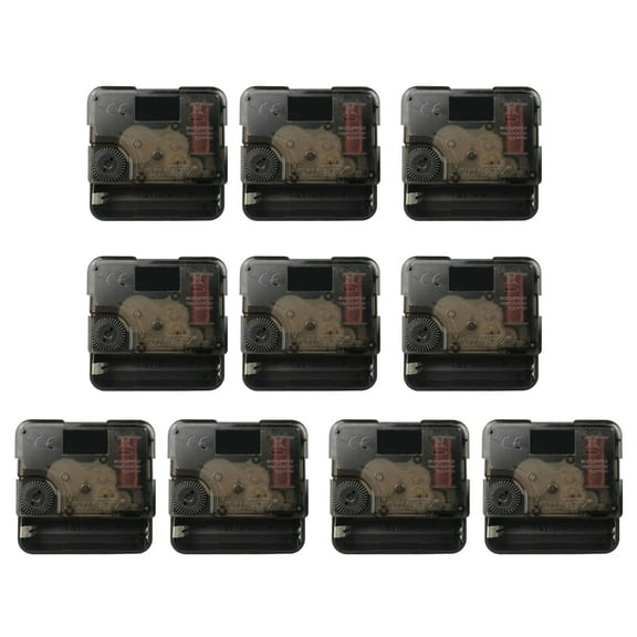10Pcs Precisions Quartzs Clock Movement Mechanism Replacement with Quiet Motor for Home Crafting Clock Repair Parts