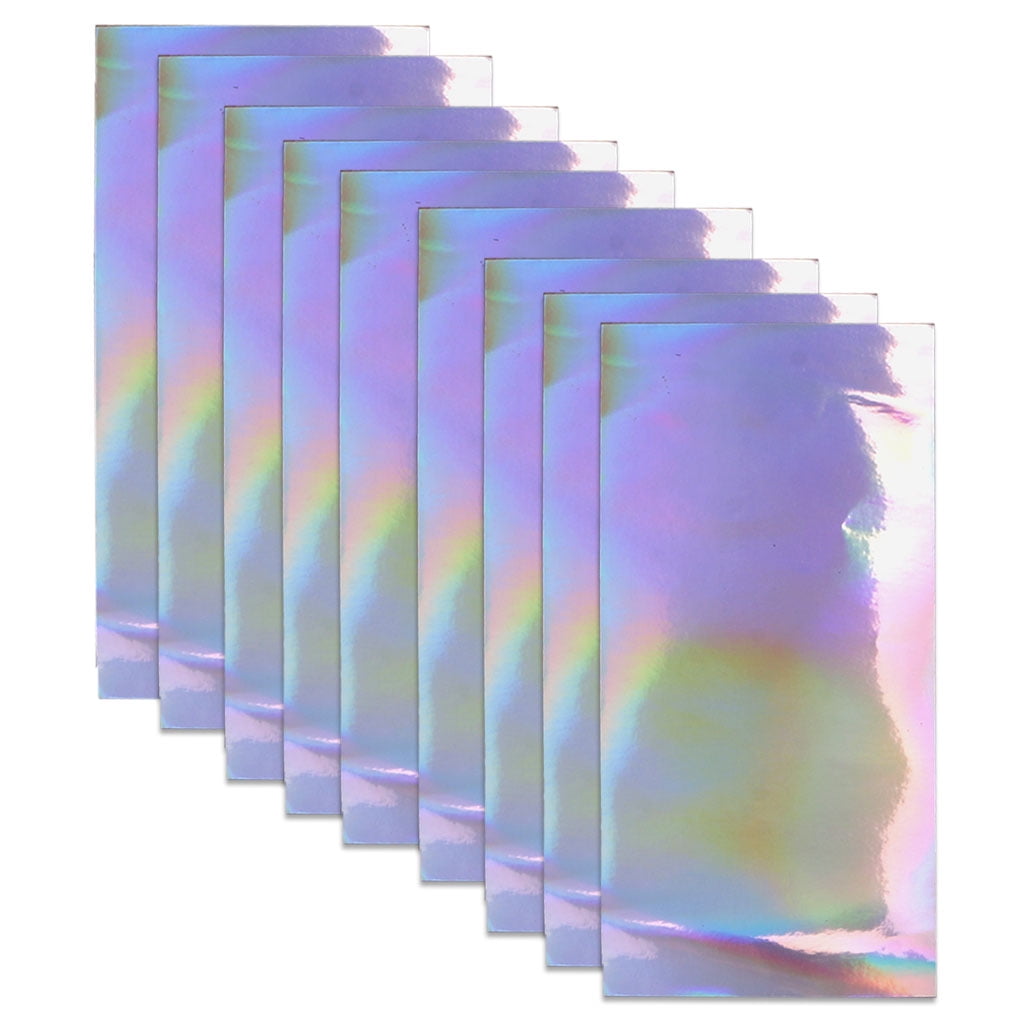 10Pcs Printer Sticker Paper Holographic Rainbow Vinyl Sticker Self