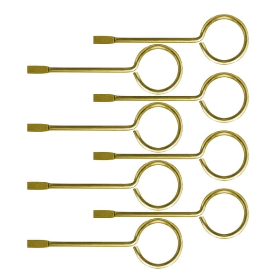 10Pcs Privacy Lock Replacement Key Bathroom Bedroom Emergencies Entry