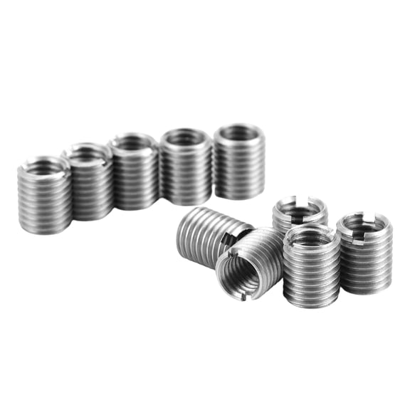 10Pcs Professional Insert Nut Sleeve 2-16mm Thread Adapter Sleeves Reducing Nut Insert Sleeve Converter Coupler