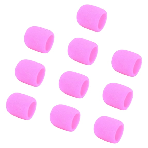 10Pcs Professional Thicken Windproof Microphone Sponge Foam Cover Filter Accessories