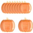 thumbnail image 1 of 10Pcs Pumpkin Plates Fall Pumpkin Paper Plates Disposable Plates Thanksgiving Harvest Fall Halloween Pumpkin Plates for Kitchen Home Dining Supplies Holiday Party Favors, 1 of 8