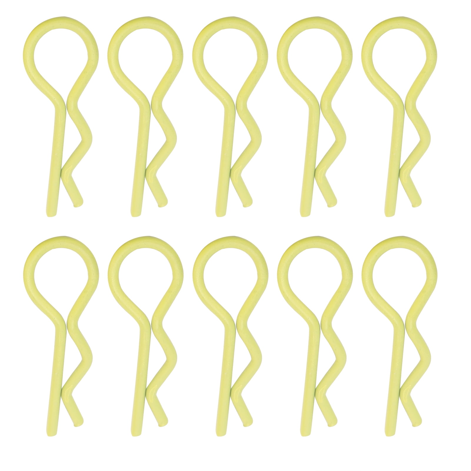 10Pcs RC Car Shell Clip RShape Metal Body Clips Pins for 1/5 1/6 1/8 1/