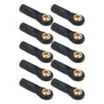 10Pcs RC Tie Rod Ball Head Durable Plastic Light Weight Wear Resistant