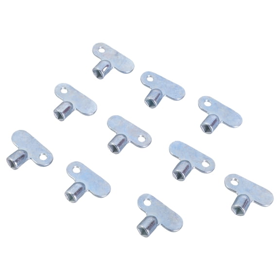 10Pcs Radiators Water Tap Plumbing Bleeder Key Heater Wrench Hand Tool Exhaust Valves Key Radiators Accessories Enduring