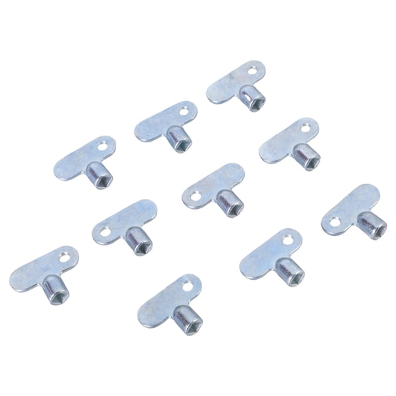 10Pcs Radiators Water Tap Plumbing Bleeder Radiators Exhaust Valves Square For Radiators Easy to Use
