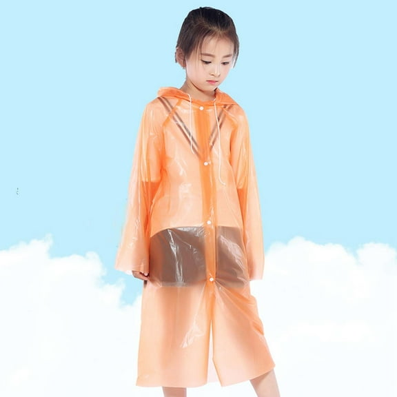 10Pcs Rain Ponchos for Kids - Disposable Heavy-Duty Raincoat for Kids Rain Gear