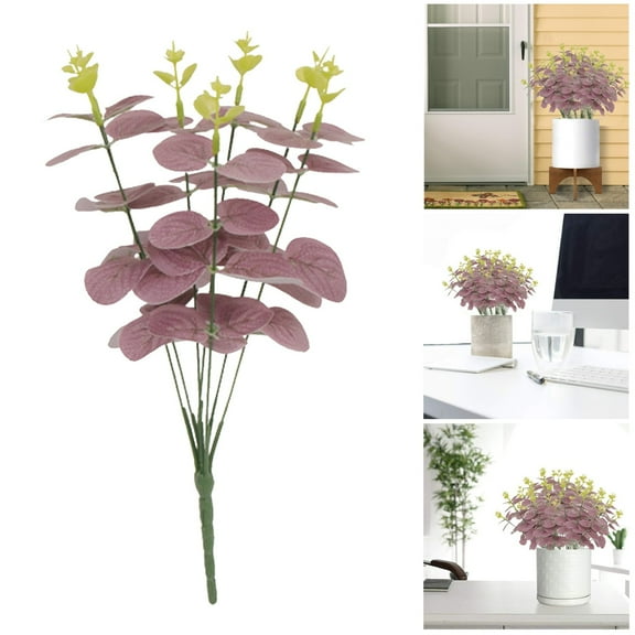 10Pcs Realistic Greenery Leaf For Indoor Outdoor Home Garden Enhancement Photo Background