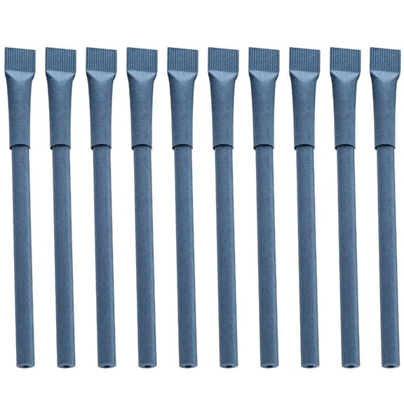 10Pcs Recyclable Paper Ballpoint Pens Recyclable Biro Pens Guest Sign In Pen for Office Hotel Reception