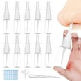 thumbnail image 1 of 10Pcs Refillable Nasal Spray Bottles with Pipette, Funnel and Labels - 20ml Clear Plastic Versatile Mist Sprayers Atomizers Makeup Water Containers for Travel Outdoor, 1 of 6
