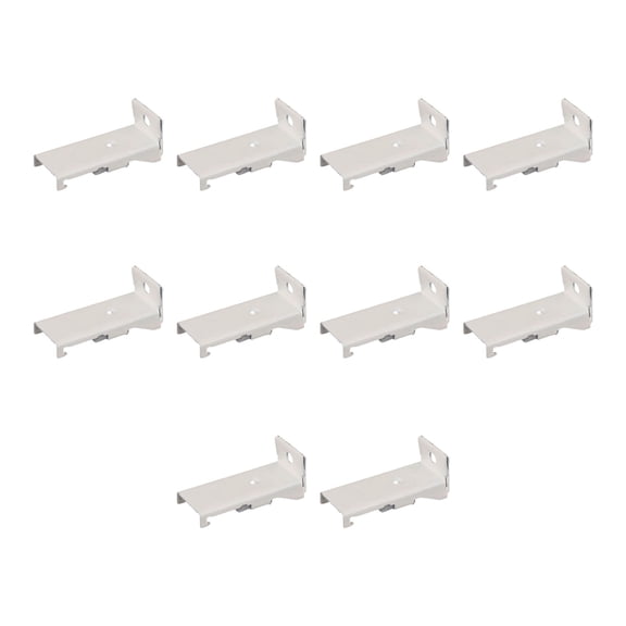 10 Piece Side Mounted Curtain Track Brackets Heavy Dvty Metal Wall Mounting Curtain Rails Holder Clip For Home Decors
