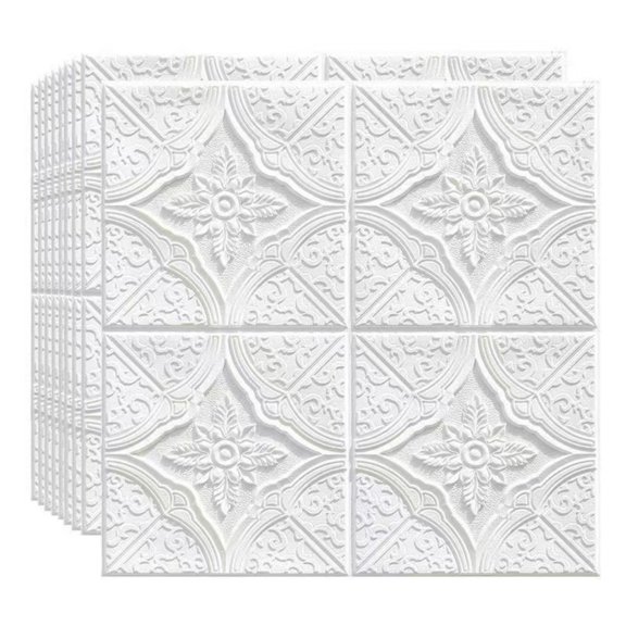 10Pcs Removable Tiles Brick Wall Sticker Waterproof Background Wall For Home Offices Decoration Easy to Install