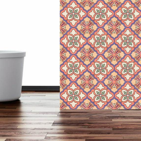 10Pcs Removable Tiles Sticker Waterproof Floor Wall Decals for Home DecorType 6