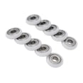 thumbnail image 1 of 10Pcs Replacement Shower Door Roller Runner Wheels 19/23/25Mm Wheel Diameter, 1 of 9
