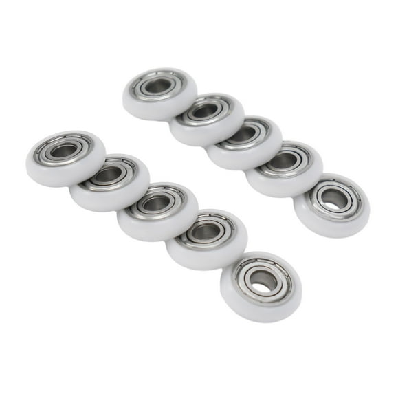 10Pcs Replacement Shower Door Roller Runner Wheels 19/23/25Mm Wheel Diameter