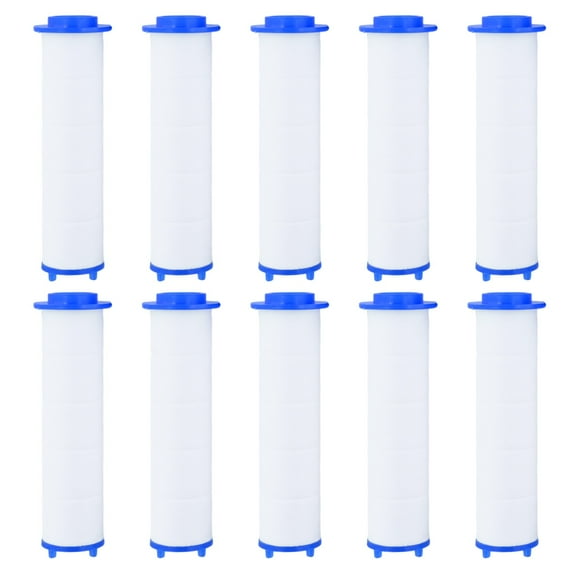 10Pcs Replacement Shower Filter Cartridge Shower Water Filter Remove /Fluoride/Hard Water for Most Hand Held Showerhead