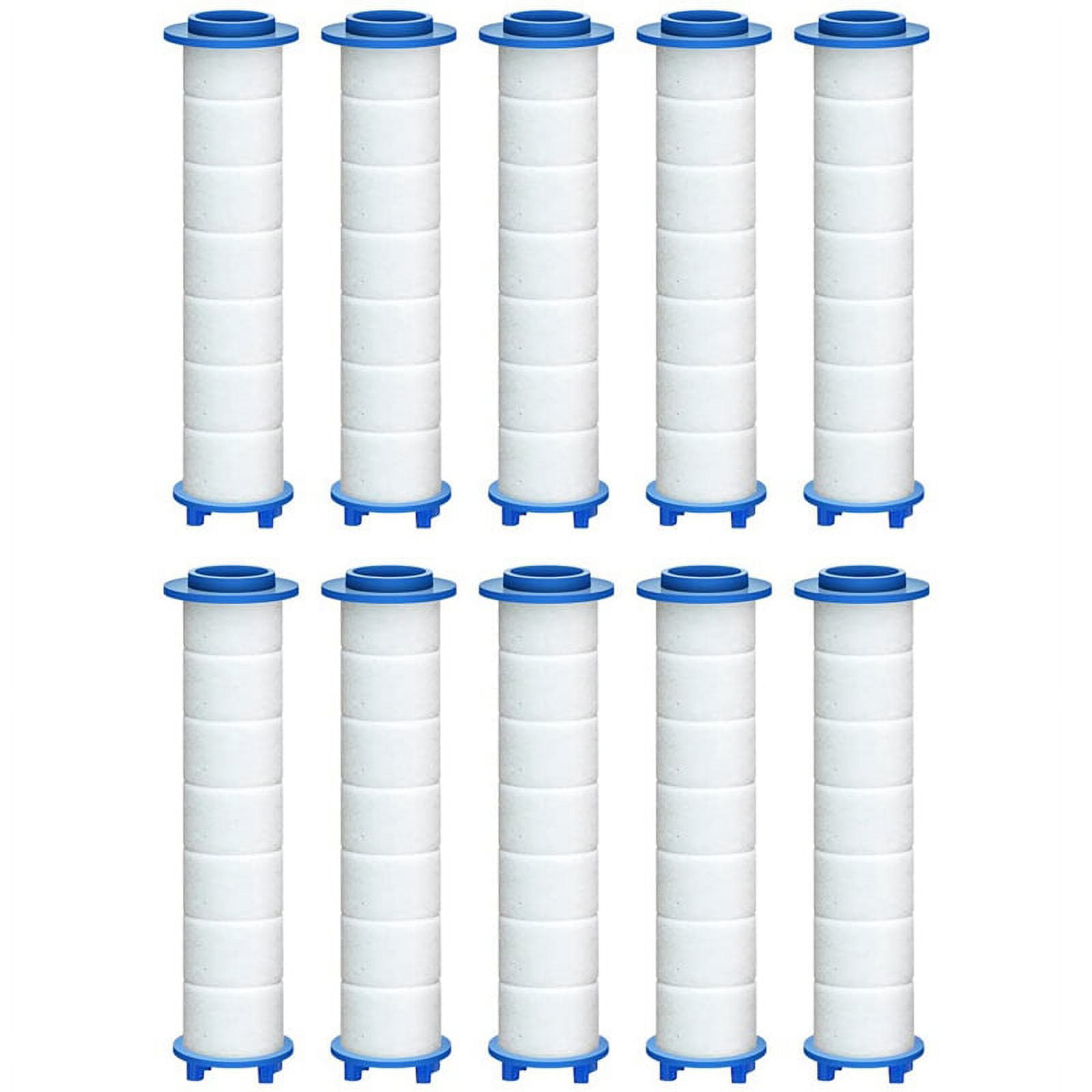 10Pcs Replacement Shower Filter for Hard Water - High Output Shower Water  Filter to Remove Chlorine and Fluoride
