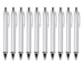 thumbnail image 1 of 10Pcs Retractable Ballpoint Pen for Heat Transfer Printing Sublimation Pen Heat Transfer Ballpoint Pen for Student, 1 of 7
