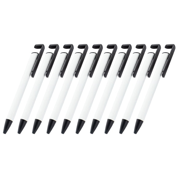 10Pcs Retractable Ballpoint Pen for Heat Transfer, Sublimation Pen Heat Transfer Ballpoint Pen