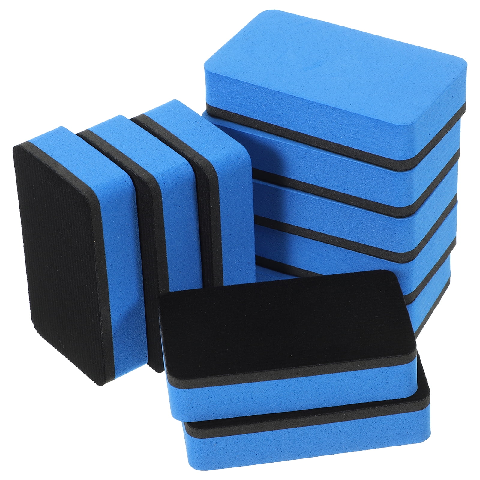 10Pcs Reusable Whiteboard Wipes Whiteboard Cleaning Tools Classroom Whiteboard Erasers