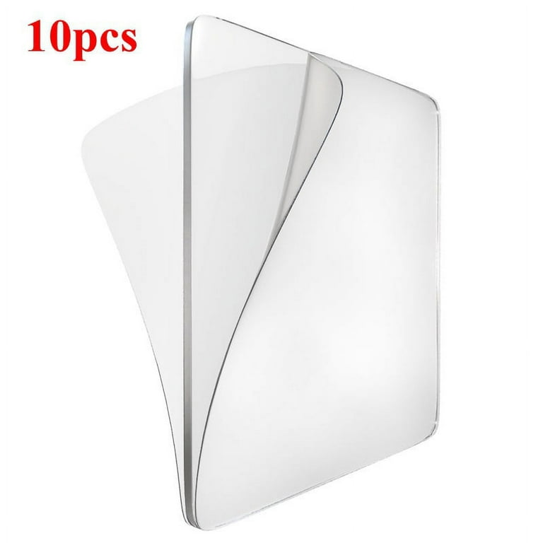 10Pcs Reuseable Anti-Slip Gel Sticky Pads Clear Double-Sided Mounting Tape  