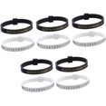 thumbnail image 1 of 10Pcs Ring Ruler Ring Measuring Rings Sizing Tools Jewelry Ring Tape Jewelry Ring Gauge Men Ring Jewelry Sizers Men Suit Plastic Ring Gauge Tape Measure Miss Soft Plastic Man White, 1 of 5
