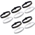 thumbnail image 1 of 10Pcs Ring Ruler US Size Ring Gauge Finger Size Measuring Rings UK Ring Gauge Ring Size Ruler Rings Sizing Tools Ring Measuring Men Ring Jewelry Man White Soft Plastic U.K., 1 of 5