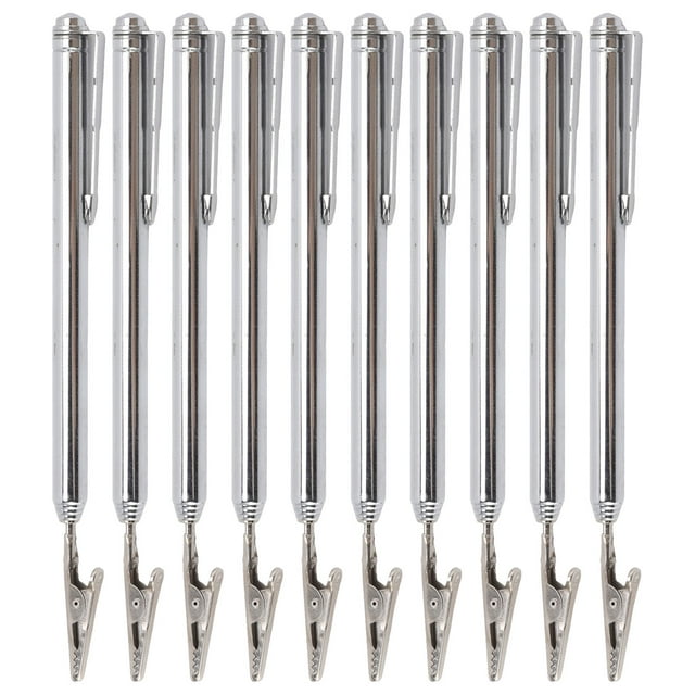 10Pcs Roach Clip Stainless Steel Durable Telescopic Design Wide