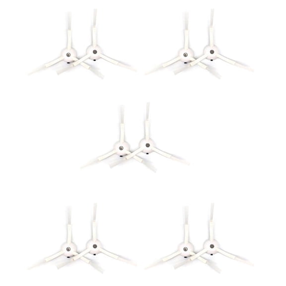 10Pcs Robot Vacuum Cleaner Side Brush Head Accessories for Replacement Parts,10 x Sweeper side brush,White