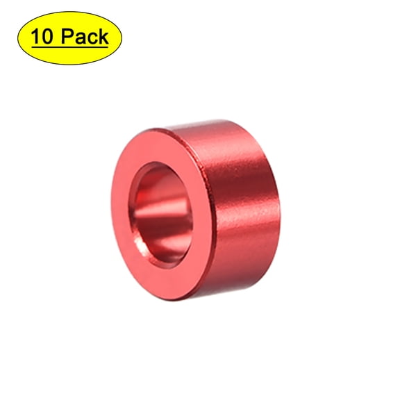 10Pcs Round Aluminum Standoff Column Spacer 3.1x6x3mm(IDxODxH) Red for FPV Quadcopter RC Multirotors Parts DIY