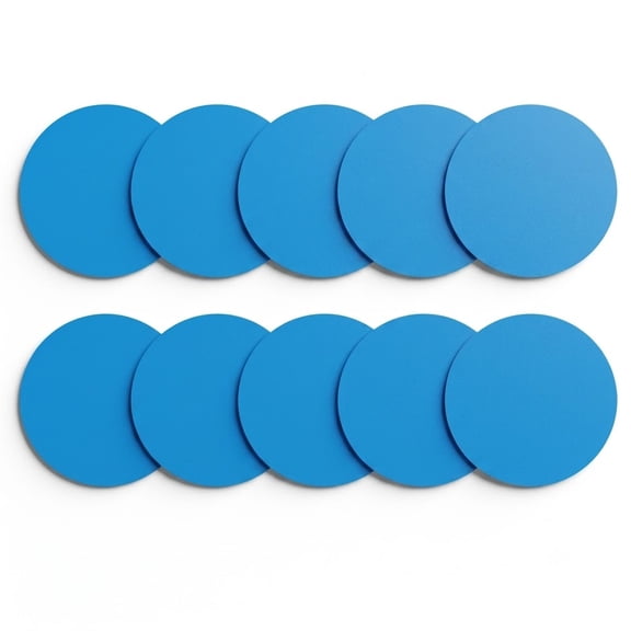 10Pcs Round Self Adhesive Pool Repair Patch Kit Waterproof PVC Patches for Swimming Pool Liner Inflatable Boat Kayak Raft Quick Fix Vinyl Repair Sticker