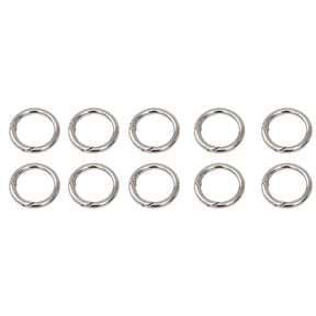 10Pcs Round Spring Ring Buckle O-Ring for Loose-leaf Notebook Finish Ring Diy