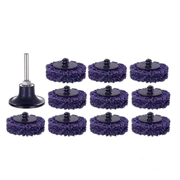 10Pcs Rust Remover Wheel Disc Abrasive Angle Grinding Wheel 50Mm Polishing Disc