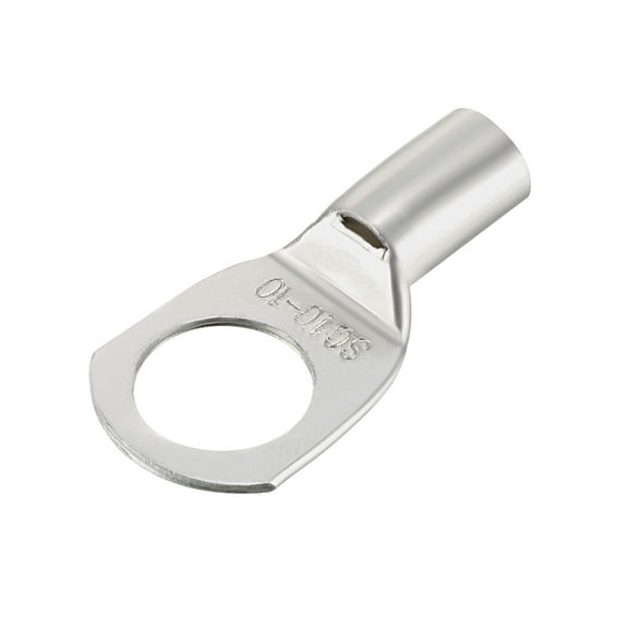 10Pcs SC10-10 Non-Insulated U-Type Copper Crimp Terminals 10mm2 Wire Connector