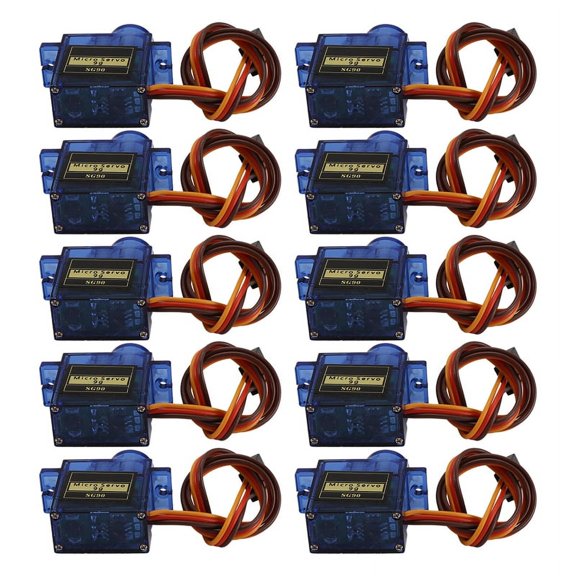10Pcs SG90 9G Micro-Servo for RC Airplanes Fixed Wing Airplane Model Telecontrol Airplane Toy Servo Motor 450 Helicopter