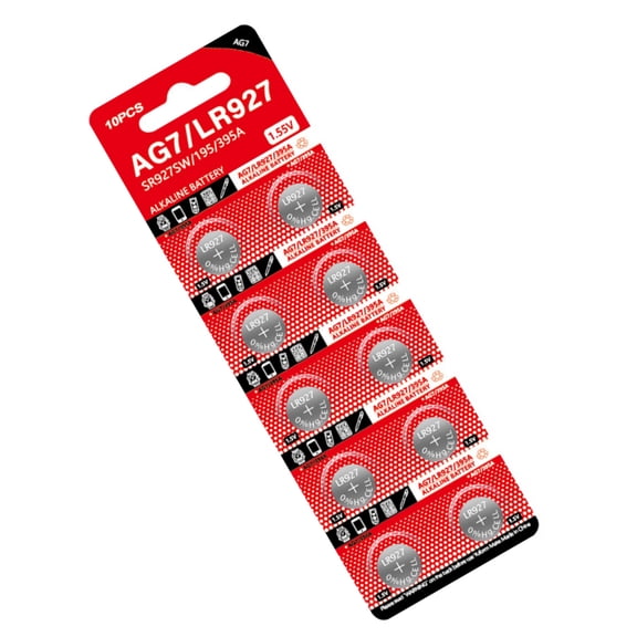 10Pcs SR927SW Watch Batteries AG7 Button Cell 1.55V LR927 LR57 Alkaline Coin Replacement for Clock