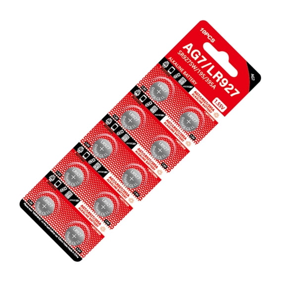 10Pcs SR927SW Watch Batteries AG7 Button Cell 1.55V LR927 LR57 Alkaline Coin Replacement for Clock