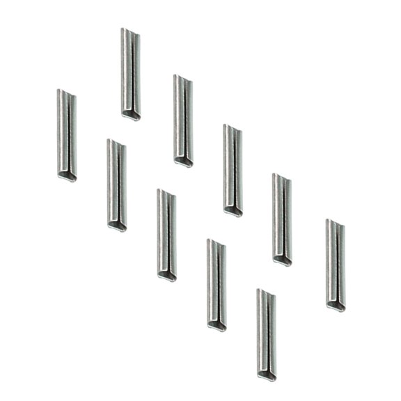 10Pcs Scale Railway Track Iron Connectors Seamless for Model Train Track Layout Rails Joiner for Smooth Operate