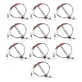 Wire Walleye Rig 10Pcs Sea Fishing Line Rigs Freshwater Saltwater Fishing Wire Leader ...