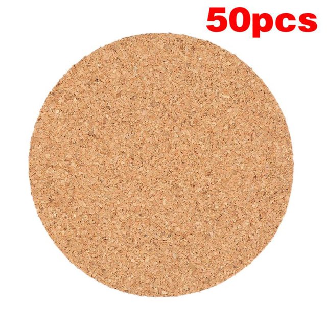 10Pcs SelfAdhesive Thickness Cork Coasters Squares Cork Mats Cork