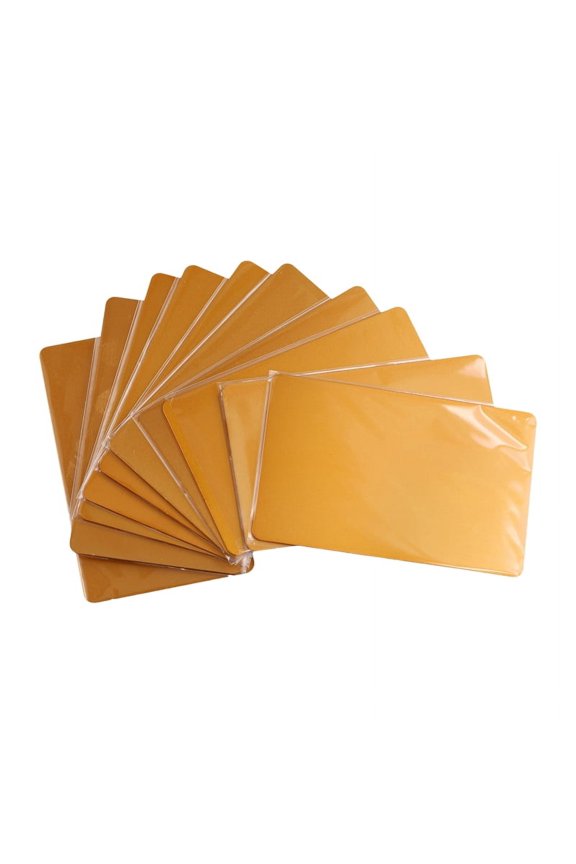10Pcs/Set 0.8mm Thickness Metal Business Cards Diy Engraving DIY Card  Supplies Blank Laser Blanks for Engraving