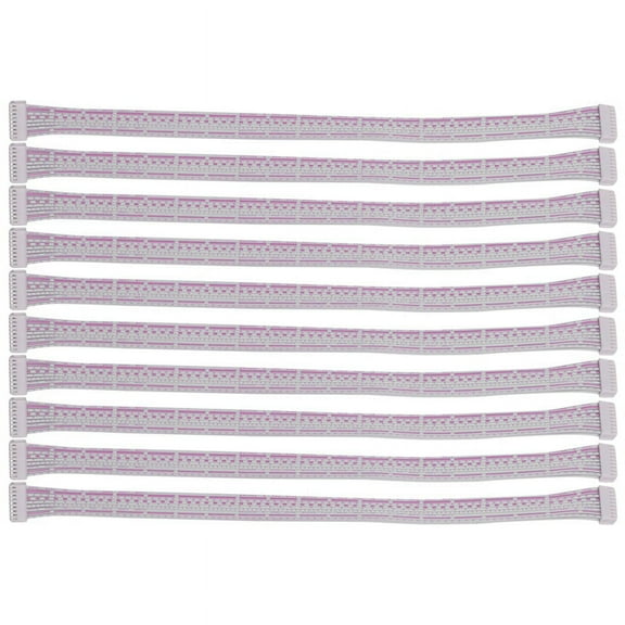 10Pcs/Set 18 Pin Signal Data Ribbon Cable for Bitmain Antminer S9 S7 L3 L3+ L3++ K5 R4 30cm,10 x 18 pin Signal Cable,white & pink
