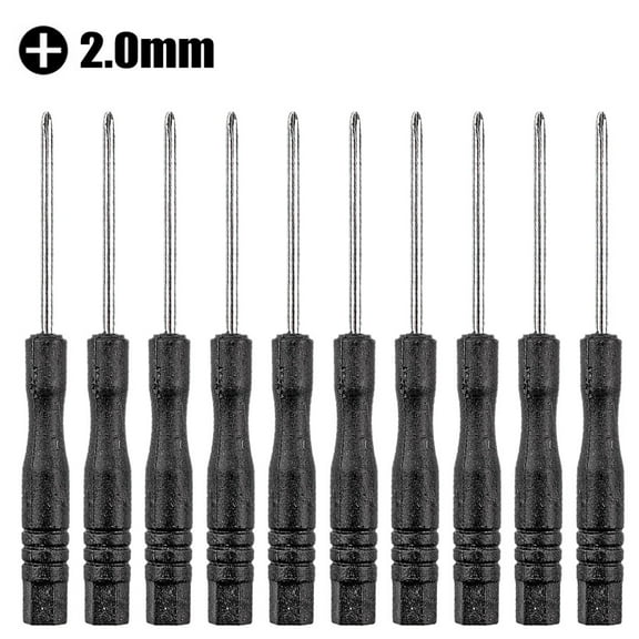 10Pcs Set 2Mm Cutter Head Mini Screwdrivers Slotted/Cross Screwdriver For Disassemble Toys And Small Items Repair Tools