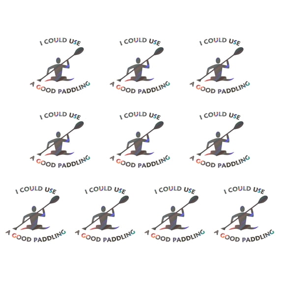 10Pcs/Set Kayak Stickers Stickers Decal Canoe Dinghy Marine Car Automobiles Body Stickers